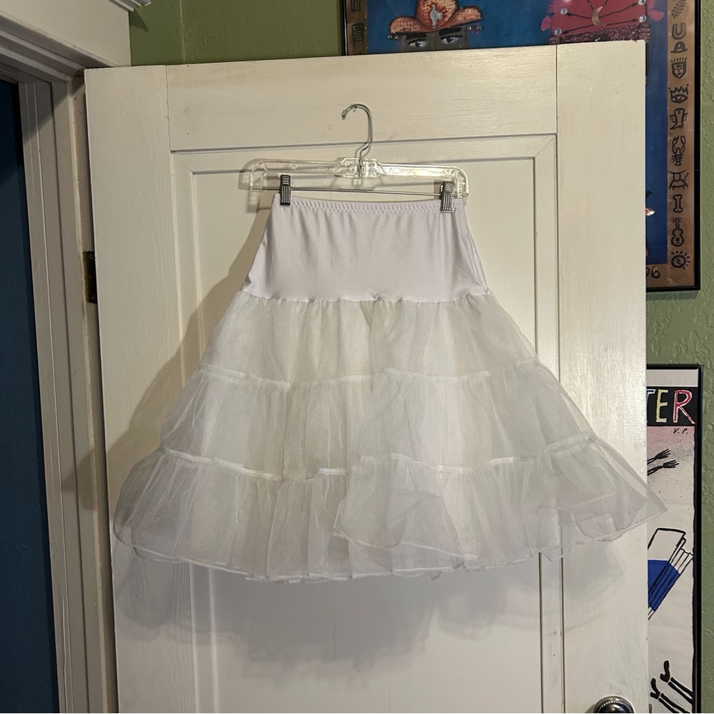 Women's Petticoat Underskirt 50s look Rockabilly Crinoline Tutu Layer 23” waist